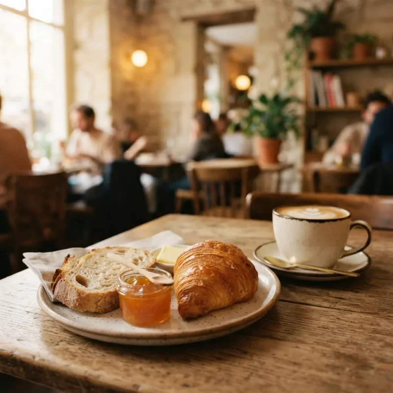 Francuskie śniadania w Krakowie — croissant, kawa i chwila spokoju