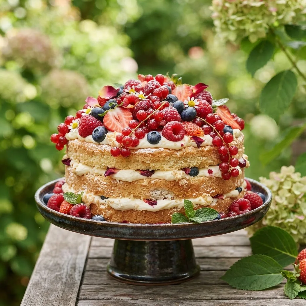 Detal produktu Tort Naked Fruit