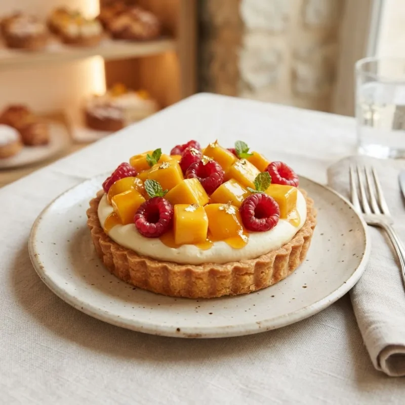 Tarta creme patissiere z truskawkami